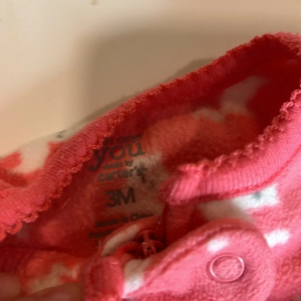 Carters - 3m‎ fleece onsies